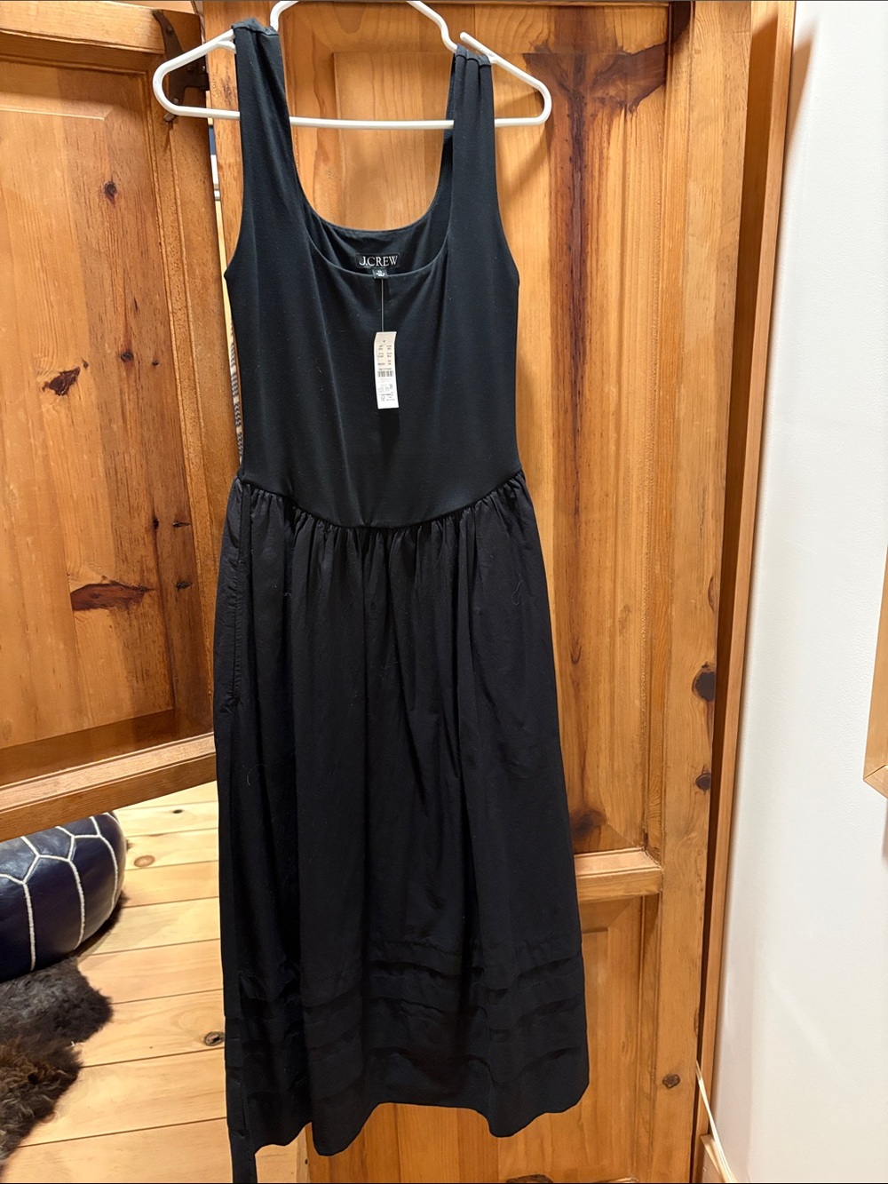 J. Crew Black Sleeveless Maxi Dress